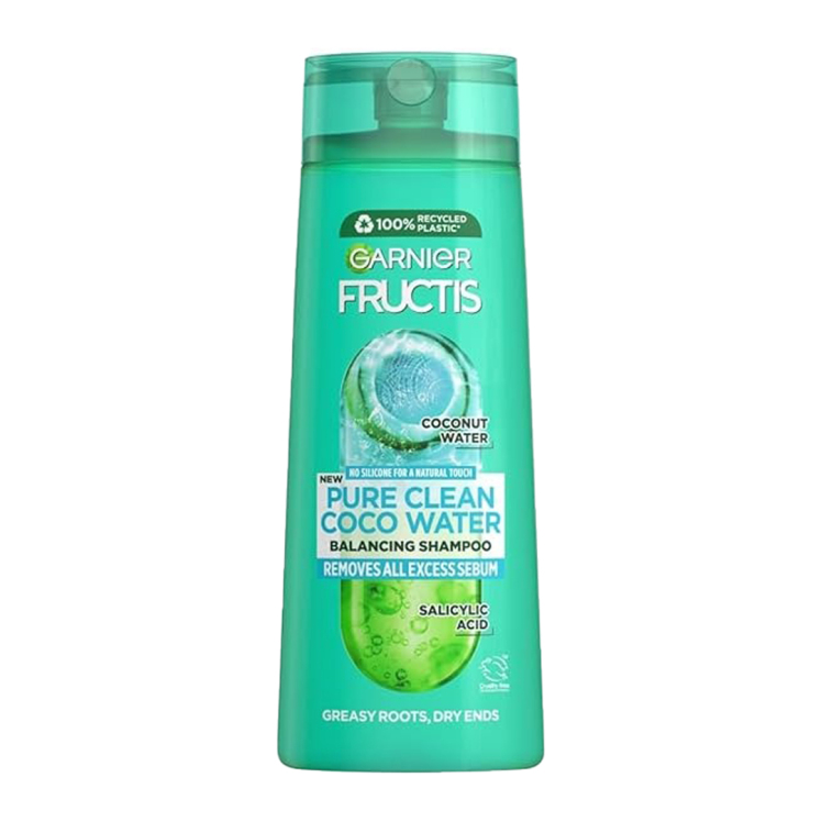 شامپو تقویت کننده گارنیر مدل Pure Fresh حاوی آب نارگیل خالص