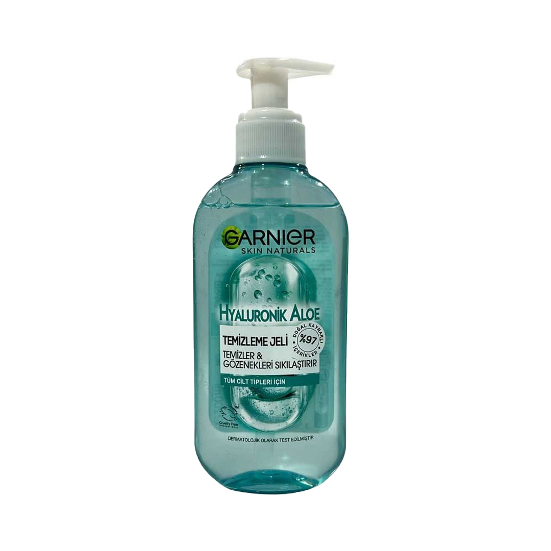  ژل شستشوی صورت آلوئه ورا و هیالورونیک اسید گارنیر Garnier 