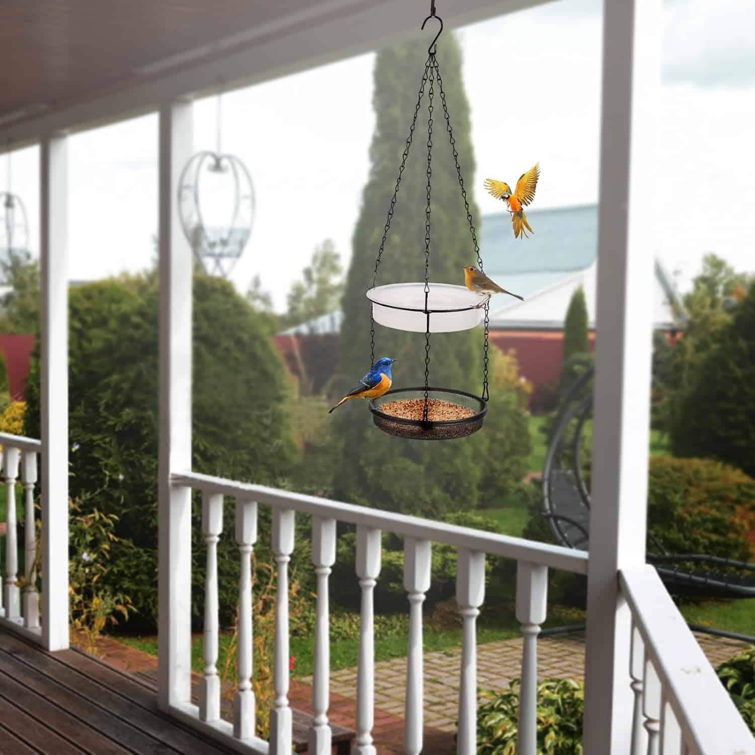 ظرف آویز آب و غذا پرندگان برند HRAYLTOP