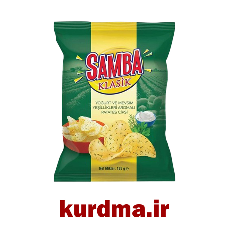 چیپس با طعم ماست و سبزیجات فصل SAMBA