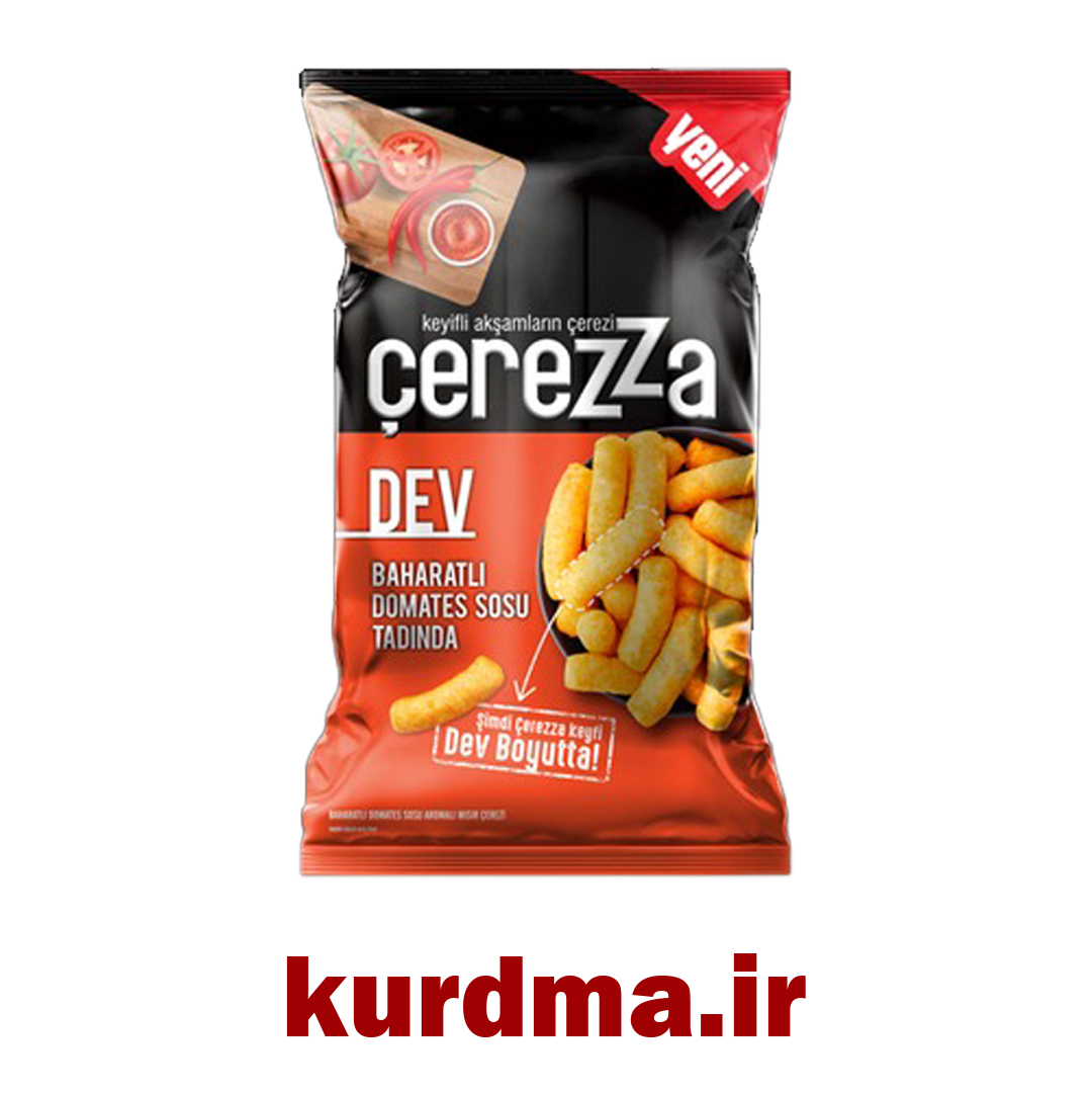  پفک با طعم سس گوجه فرنگی تند Çerezza 