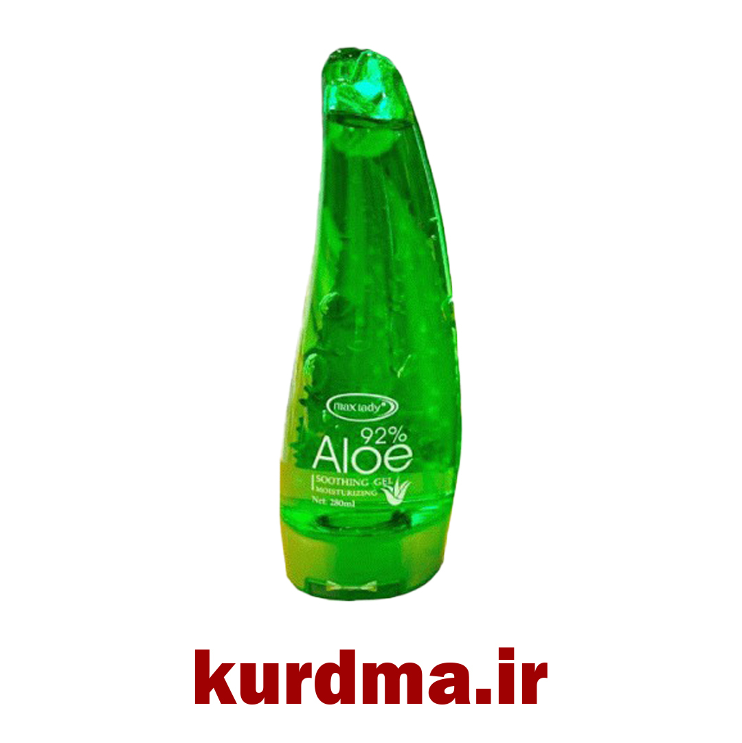  ژل آلوئه‌ورا تسکین‌دهنده و آبرسان پوست Max Lady 