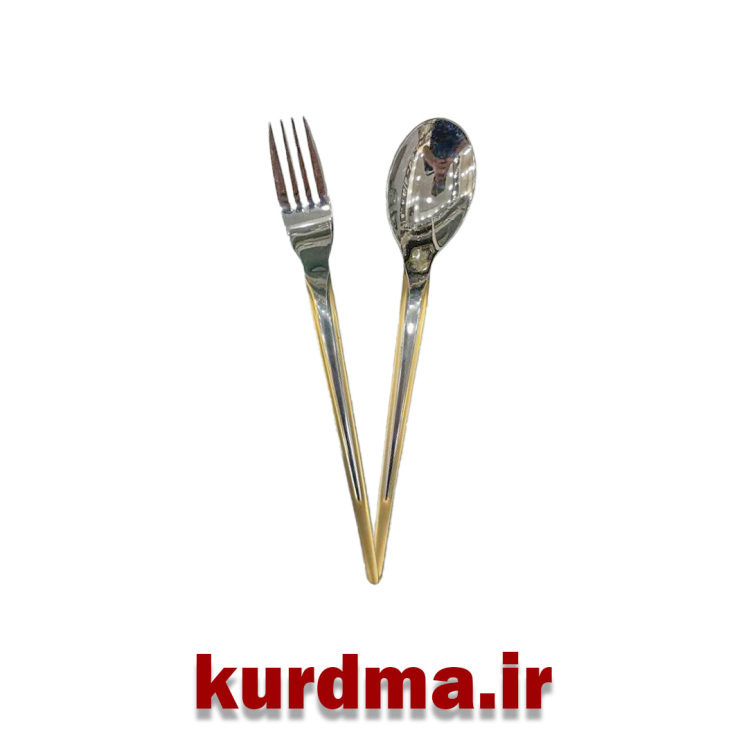 قاشق چنگال 24 پارچه اورجینال یونیک طلایی