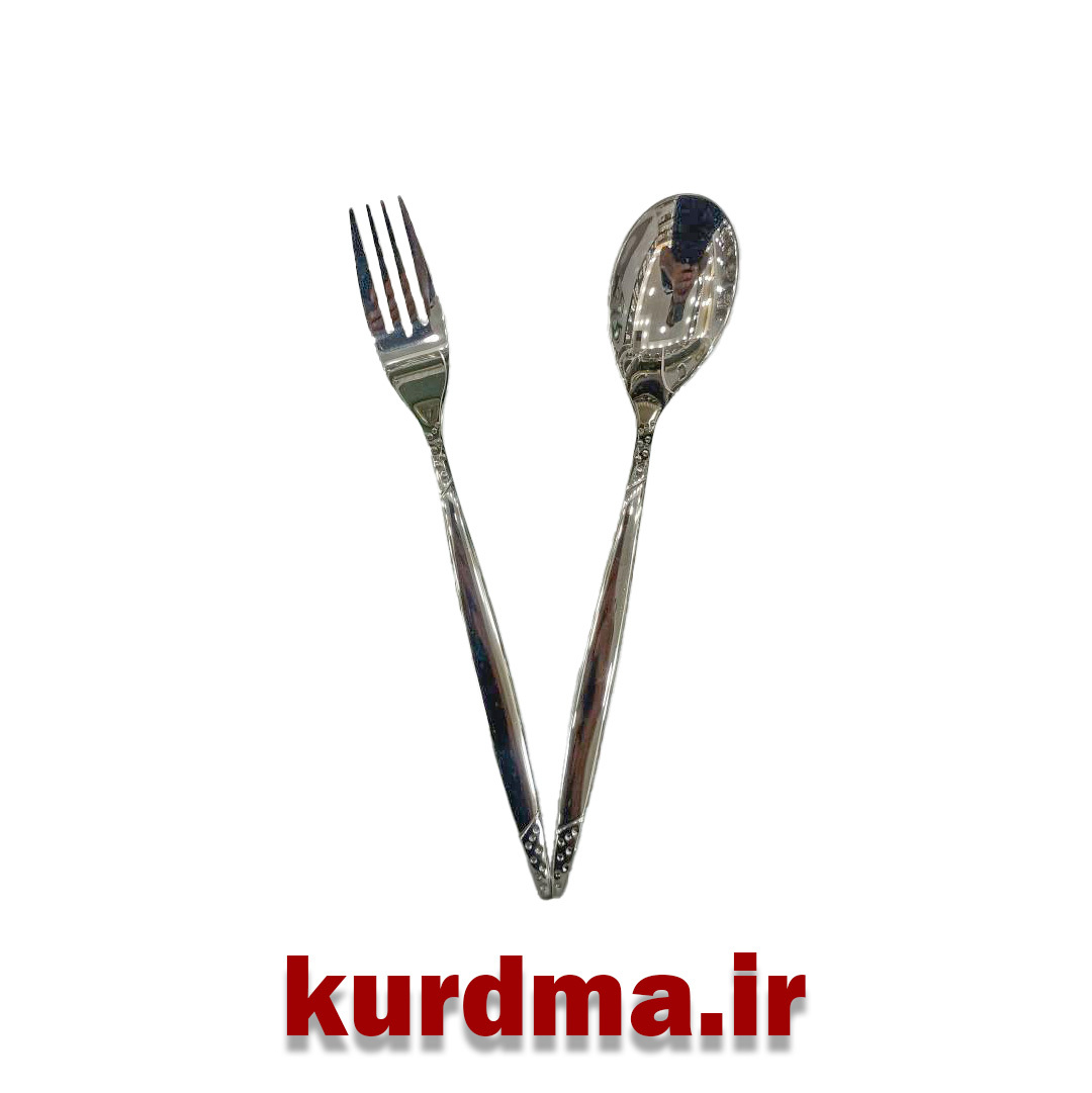  قاشق چنگال 24 پارچه اورجینال یونیک نگین دار 