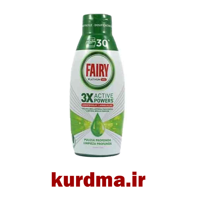 ژل ماشین ظرفشویی فیری Fairy با رایحه لیمو