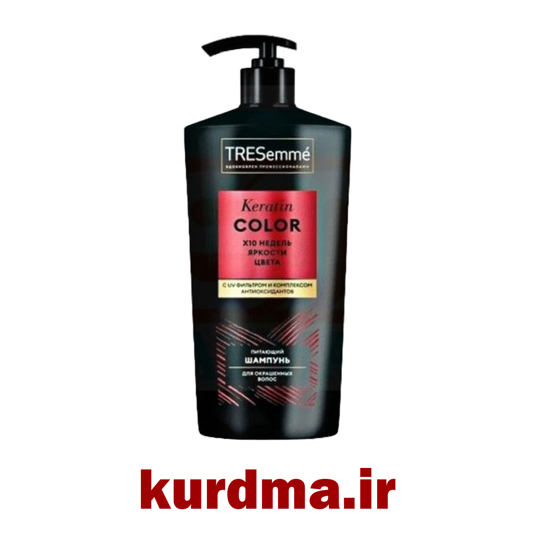  شامپو نرم کننده و محافظ موی سر رنگ شده ترزمه TRESemmé مدل Keratin COLOR 