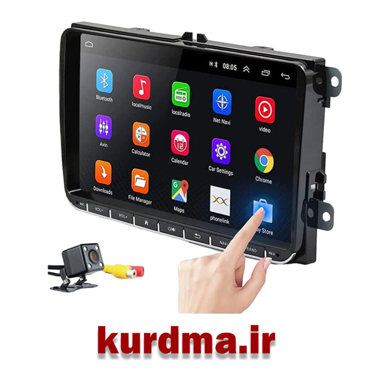 پخش خودرو استریو صفحه لمسی، بلوتوث، GPS + دوربین UNITOPSCI