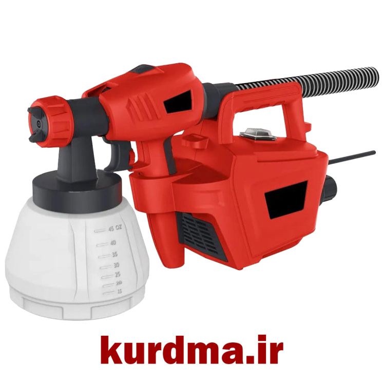 پیستوله رنگ پاش برقی 1100 میلی لیتر Meterk JS-FB17AI 