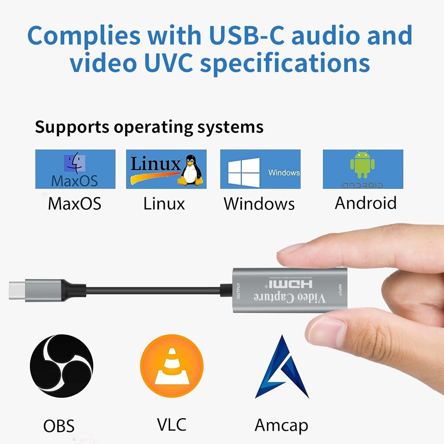 کارت کپچر اکسترنال 4K HDMI Video Capture Card اورجینال