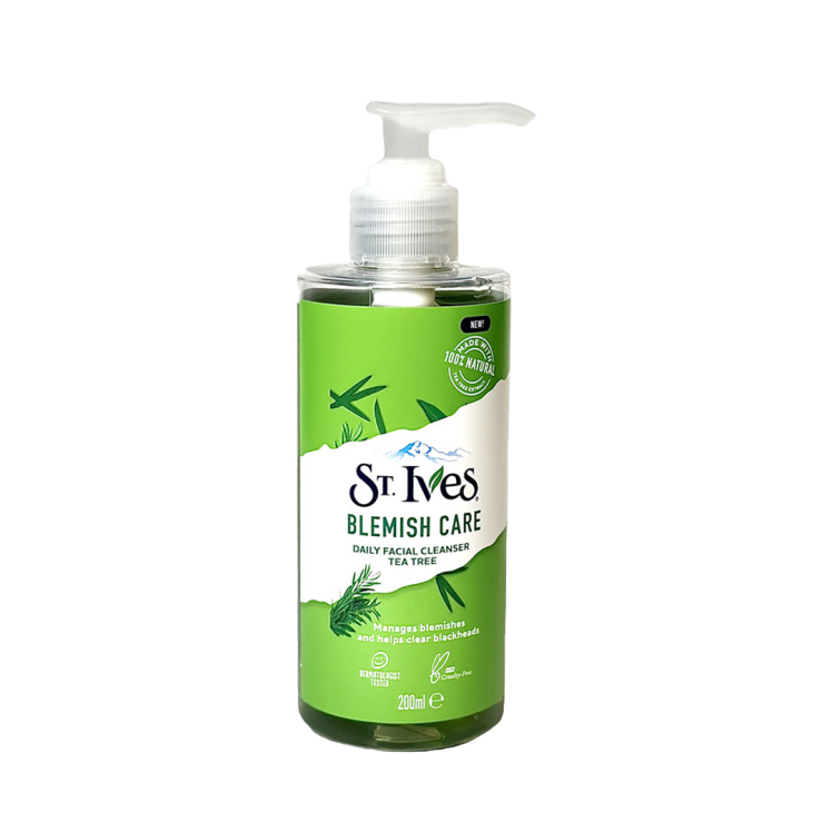 ژل شستشو صورت اس تی ایوز St. Ives مدل TEA TREE