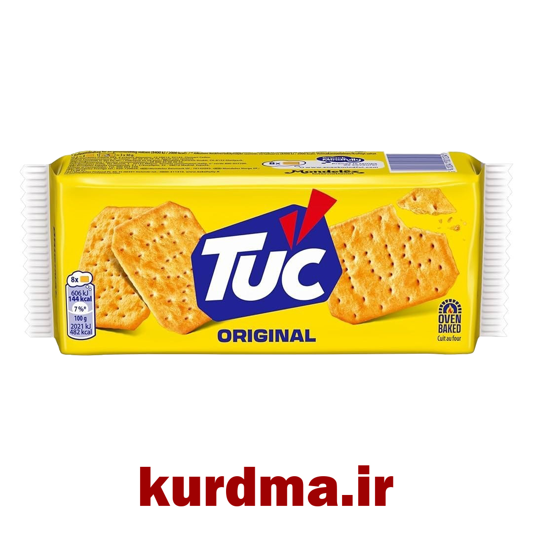  بیسکویت نمکی تُرد 100 گرمی TUC (عمده و خرده) 