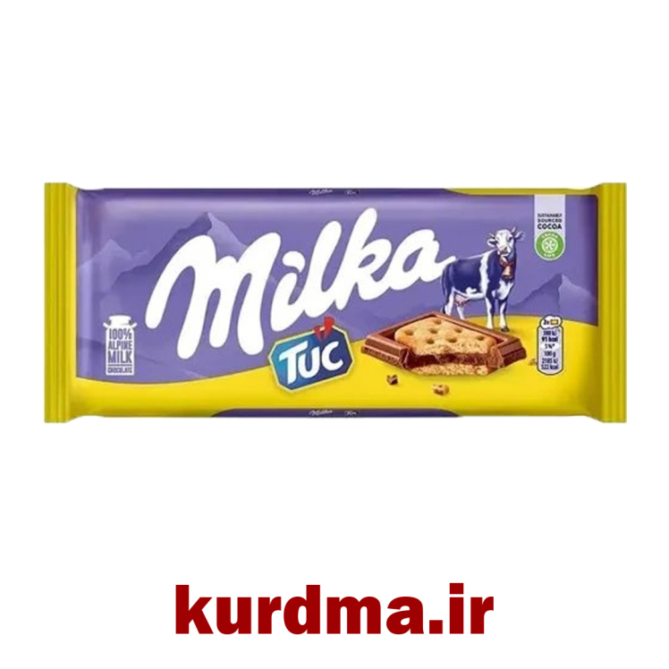 شکلات شیری با بیسکوئیت شور Milkal ، TUC (عمده و خرده)