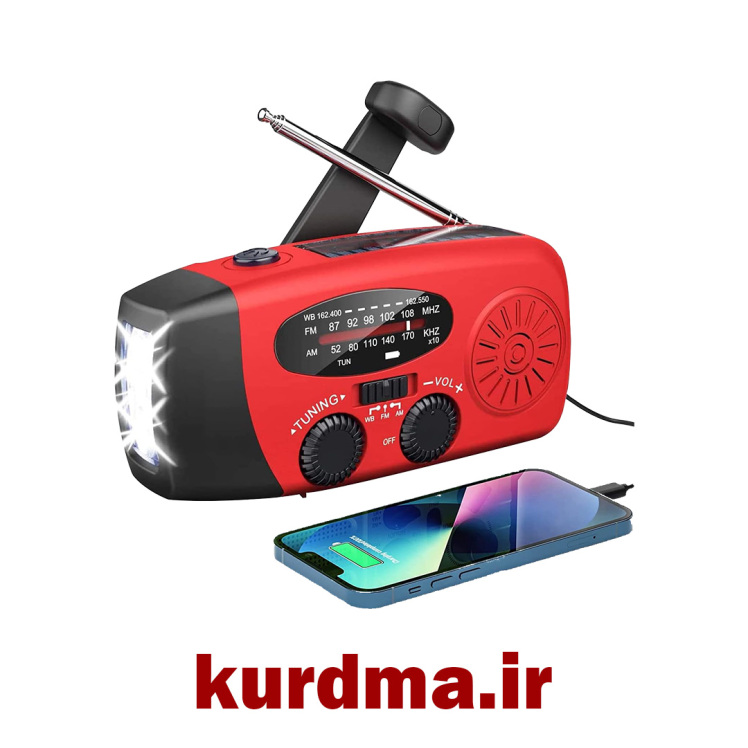 رادیو و پاوربانک خورشیدی چند کاره SOLARBABY