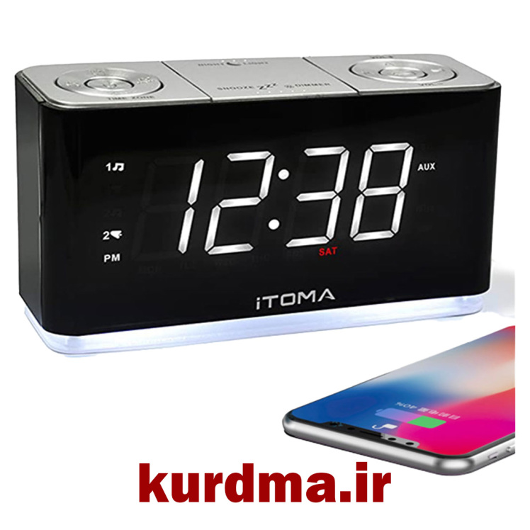 رادیو و ساعت زنگدار iTOMA CKS507