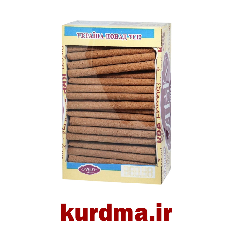 بیسکویت استوانه‌ای شکلاتی یک کیلو AVK ( عمده و خرده )