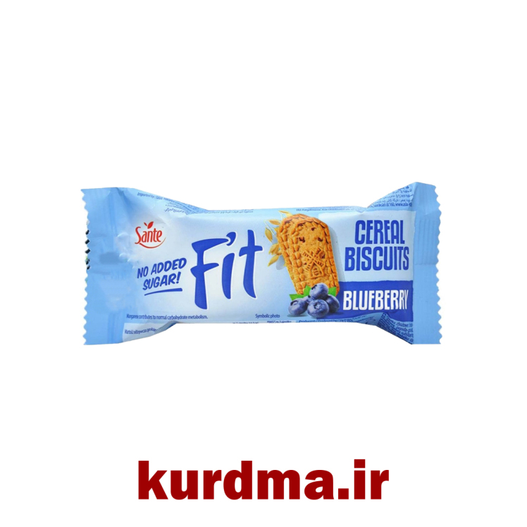بیسکویت غلات رژیمی با طعم بلوبری Sante ( عمده و خرده )
