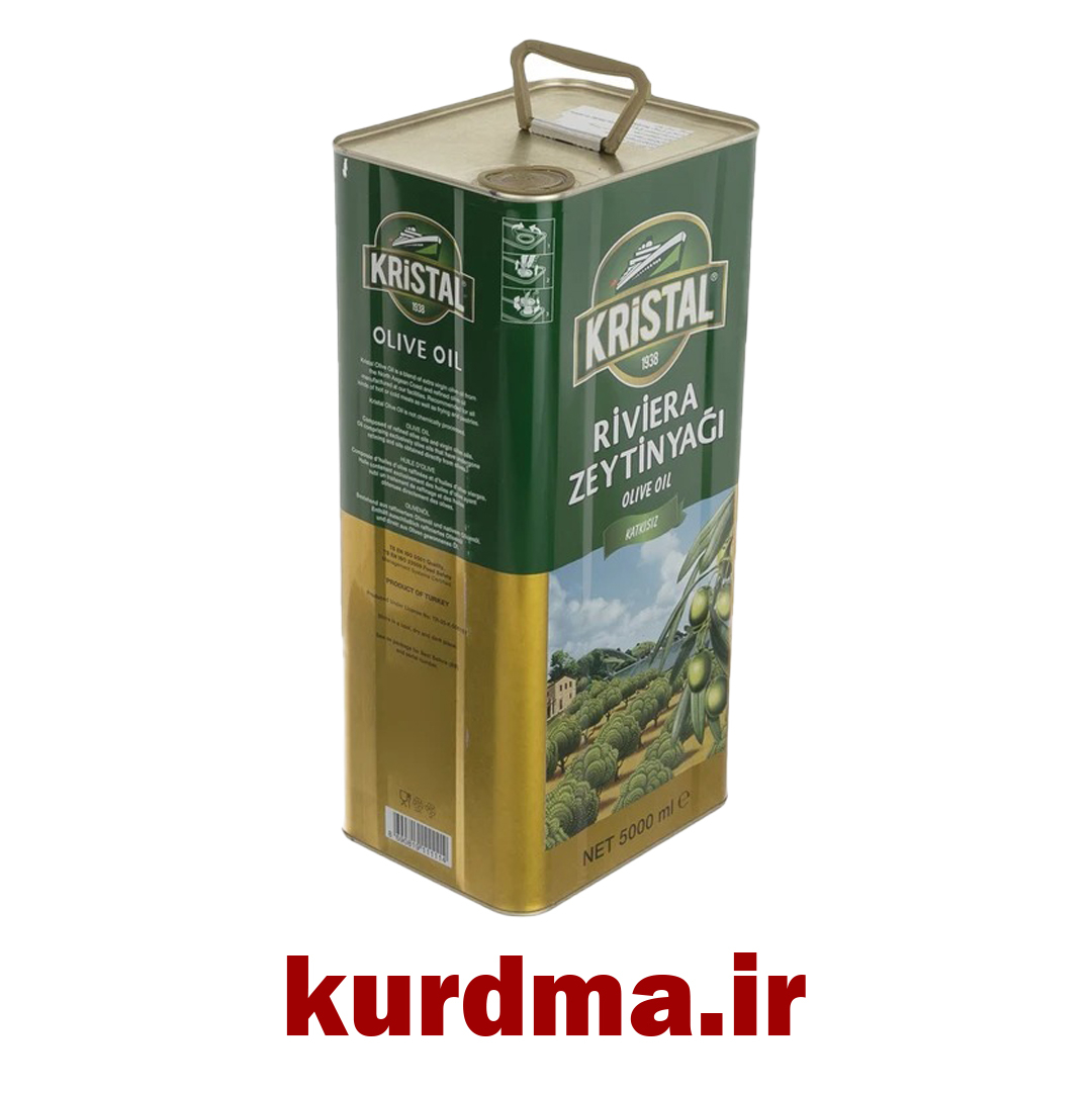  روغن زیتون ۵ لیتری کریستال مدل Riviera Zeytinyağı (عمده و خرده) 