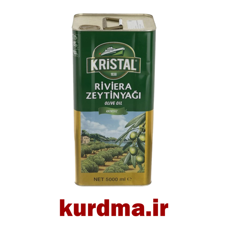 روغن زیتون ۵ لیتری کریستال مدل Riviera Zeytinyağı (عمده و خرده)