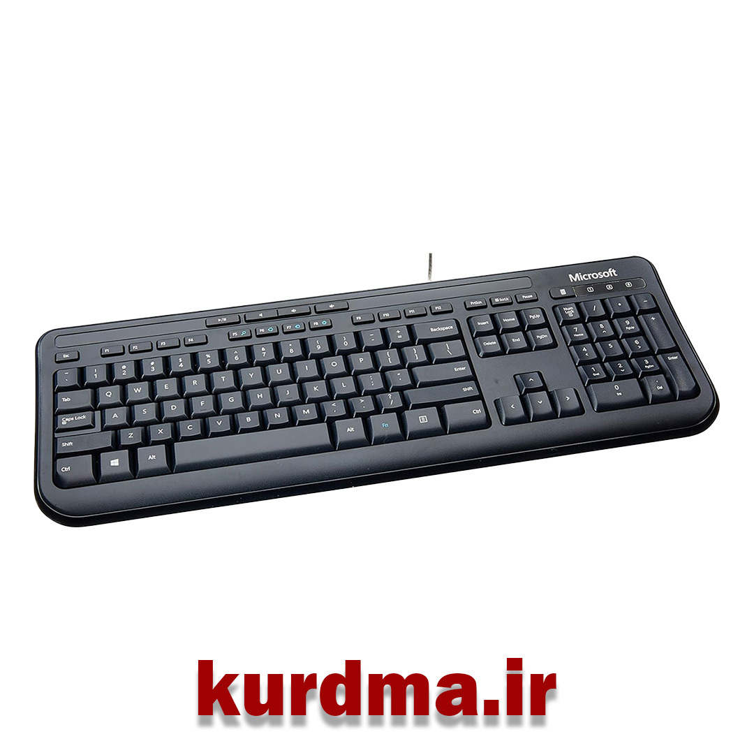  کیبورد سیم دار مایکروسافت سفارش آلمان Microsoft Wired Desktop 600 