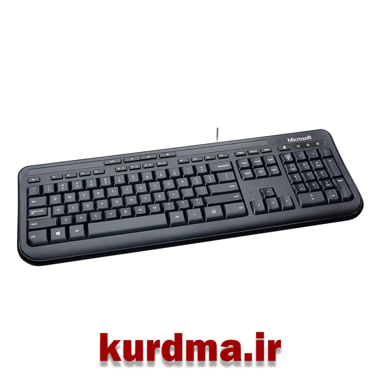 کیبورد سیم دار مایکروسافت سفارش آلمان Microsoft Wired Desktop 600