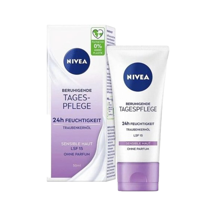 کرم روز مرطوب کننده نیوآ NIVEA مدل Beruhigende Tagespflege