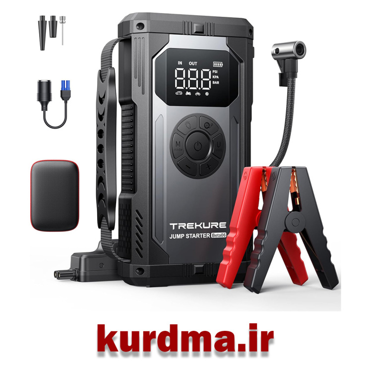 جامپ استارتر همراه با کمپرسور هوا TREKURE BETA06