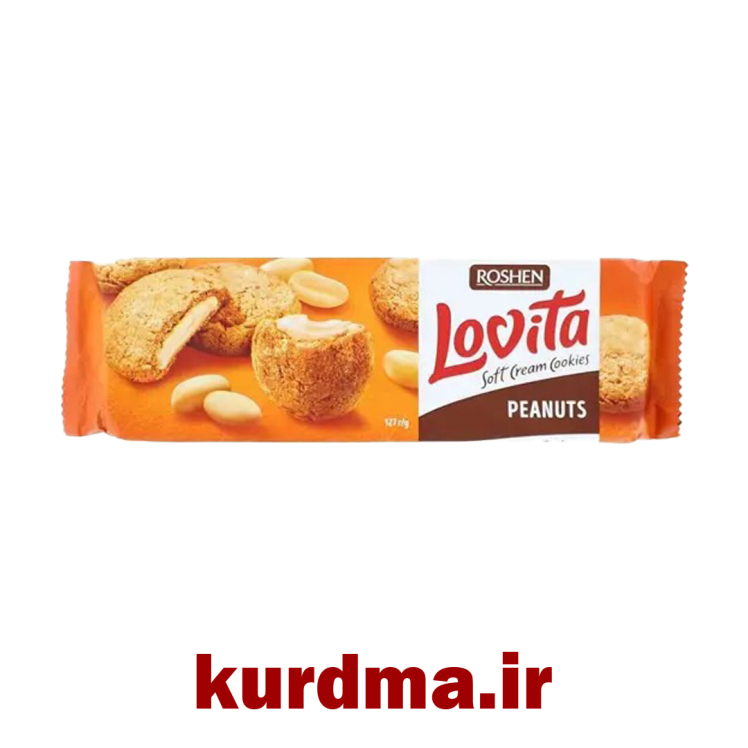  کوکی با مغز کرمی بادام‌زمینی 127 گرمی Roshen ( عمده و خرده )