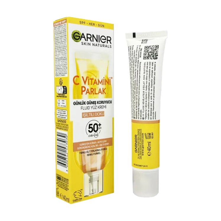 کرم ضدآفتاب رنگی گارنیر Garnier حاوی ویتامین سی SPF50