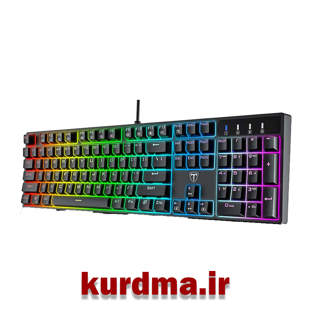  کیبورد گیمینگ T-DAGGER Gaming Keyboard PC326A 