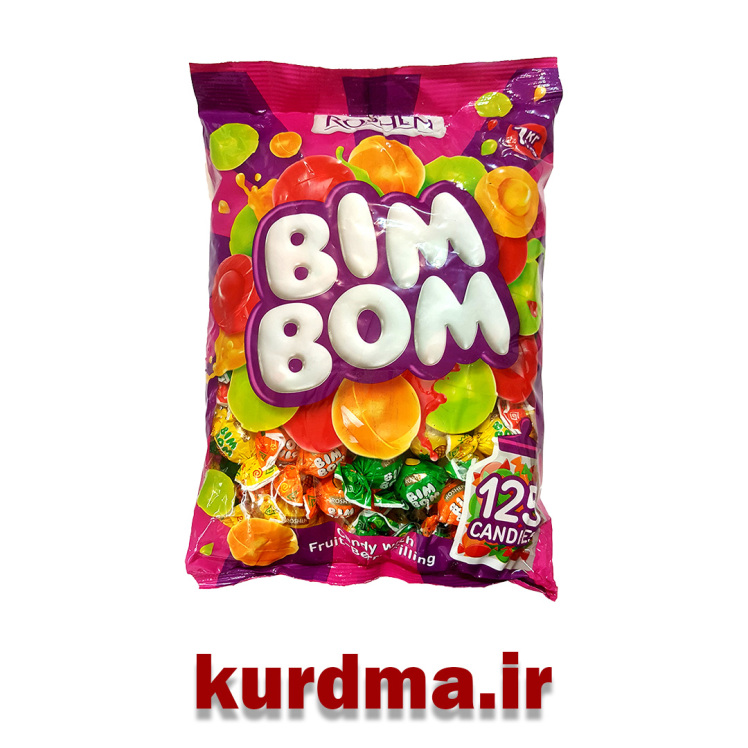 آبنبات میوه ای وزن 1کیلوگرم ROSHEN Bim Bom اصل (عمده و خرده)