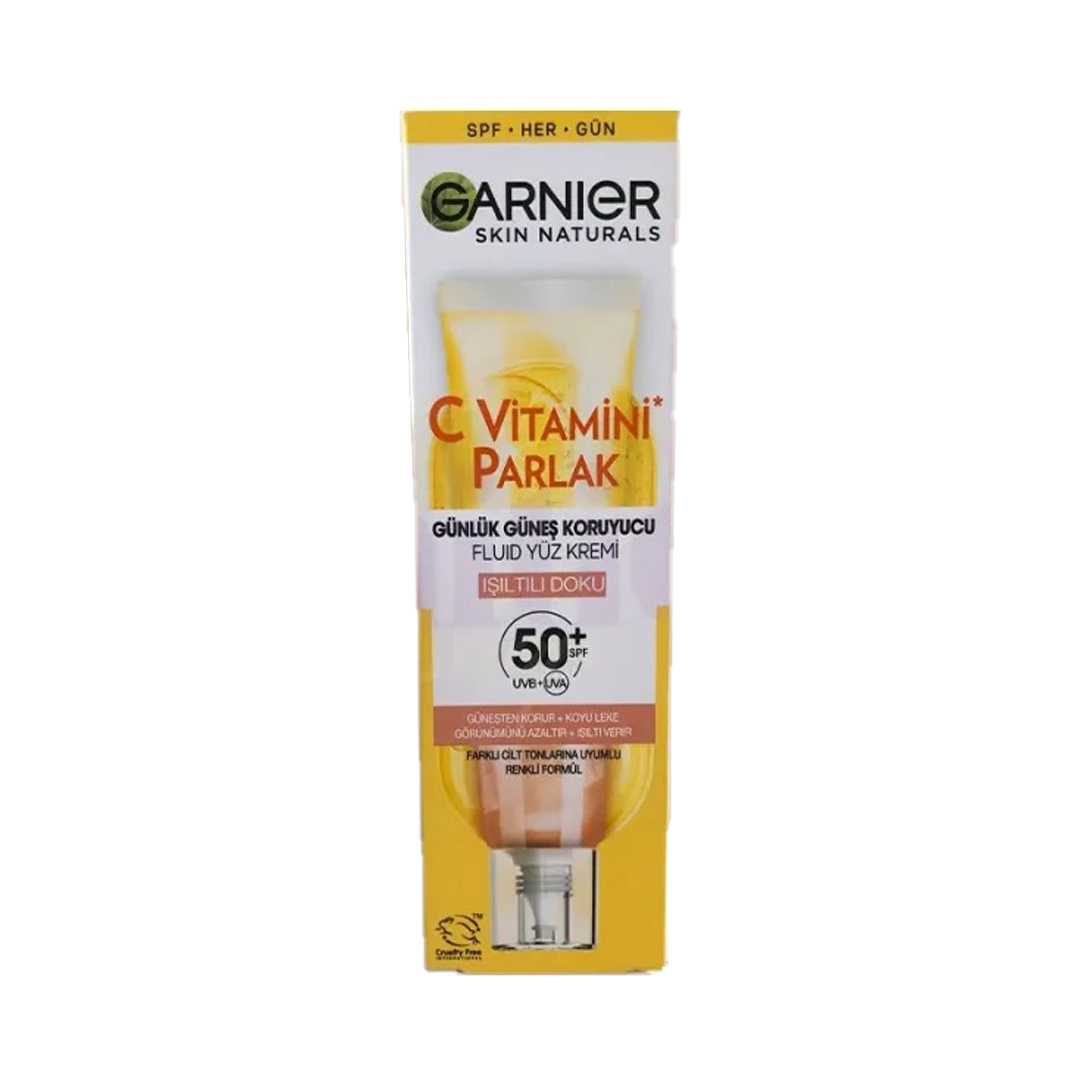  کرم ضدآفتاب رنگی گارنیر Garnier حاوی ویتامین سی SPF50 