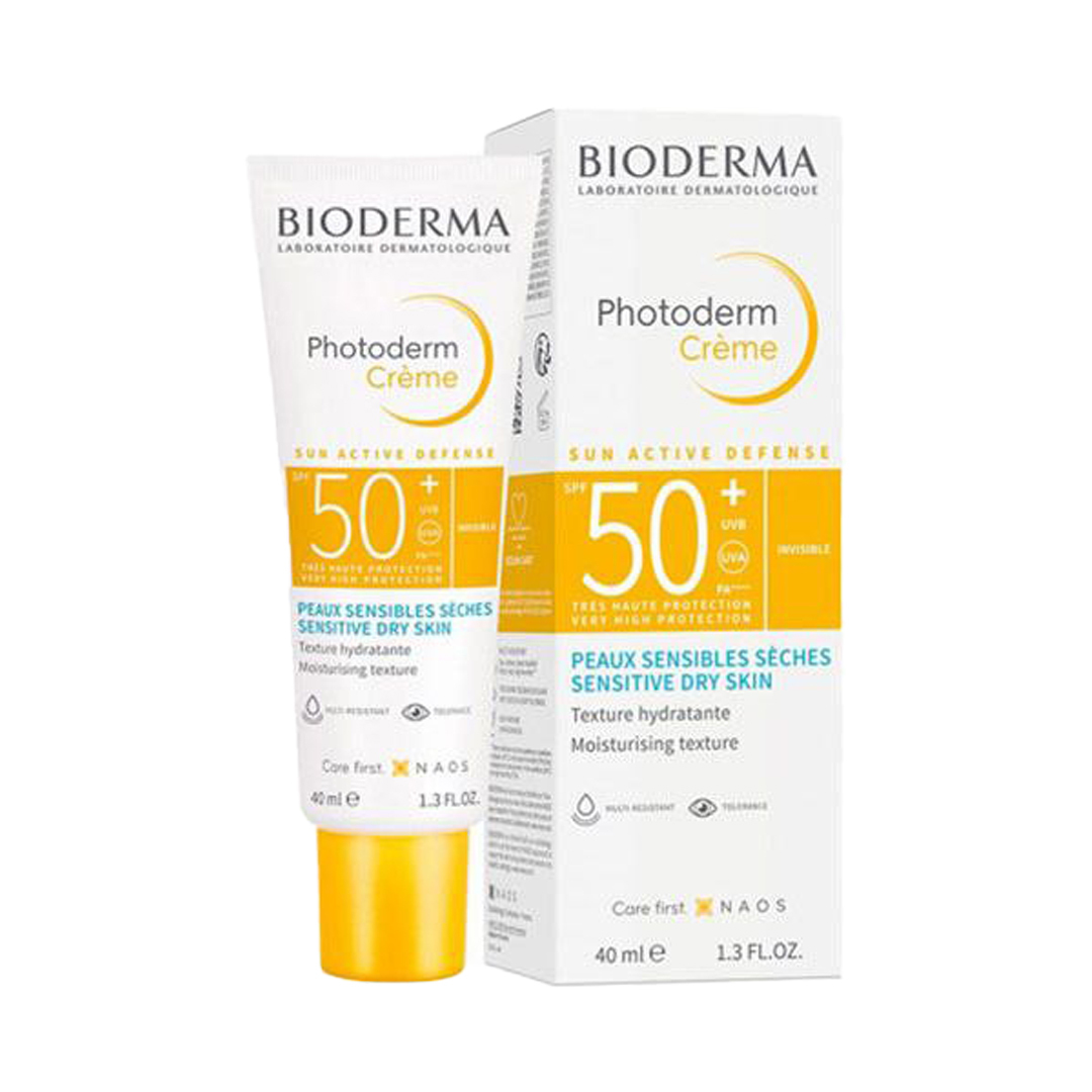  کرم ضد آفتاب بایودرما مدل BIODERMA PHOTODERM SPF50 بی رنگ 
