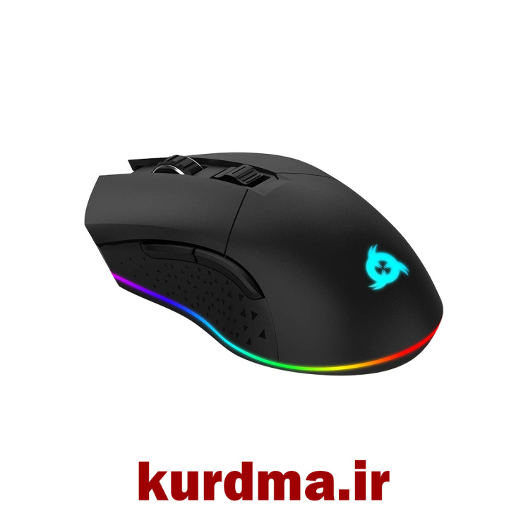 ماوس بازی بی‌سیم قابل شارژ سنسور با دقت بالا Klim Blaze RGB