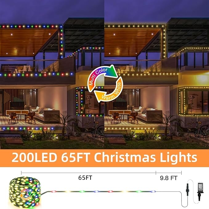 ریسه چراغ های رشته ای مناسب فضای باز 100متری ollny