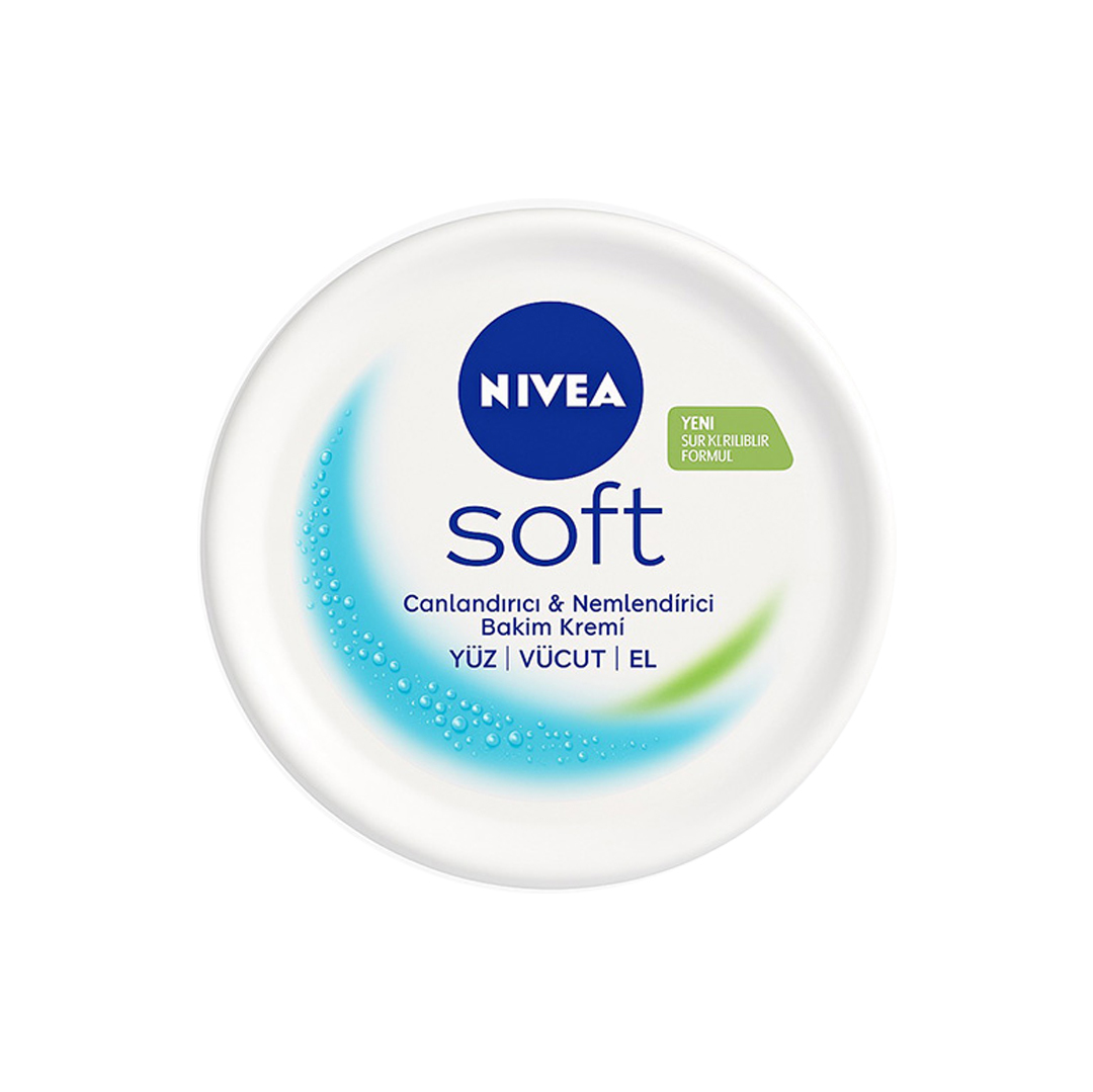 کرم نرم کننده و مرطوب کننده نیوا سافت مدل Nivea Soft حجم 200 میل