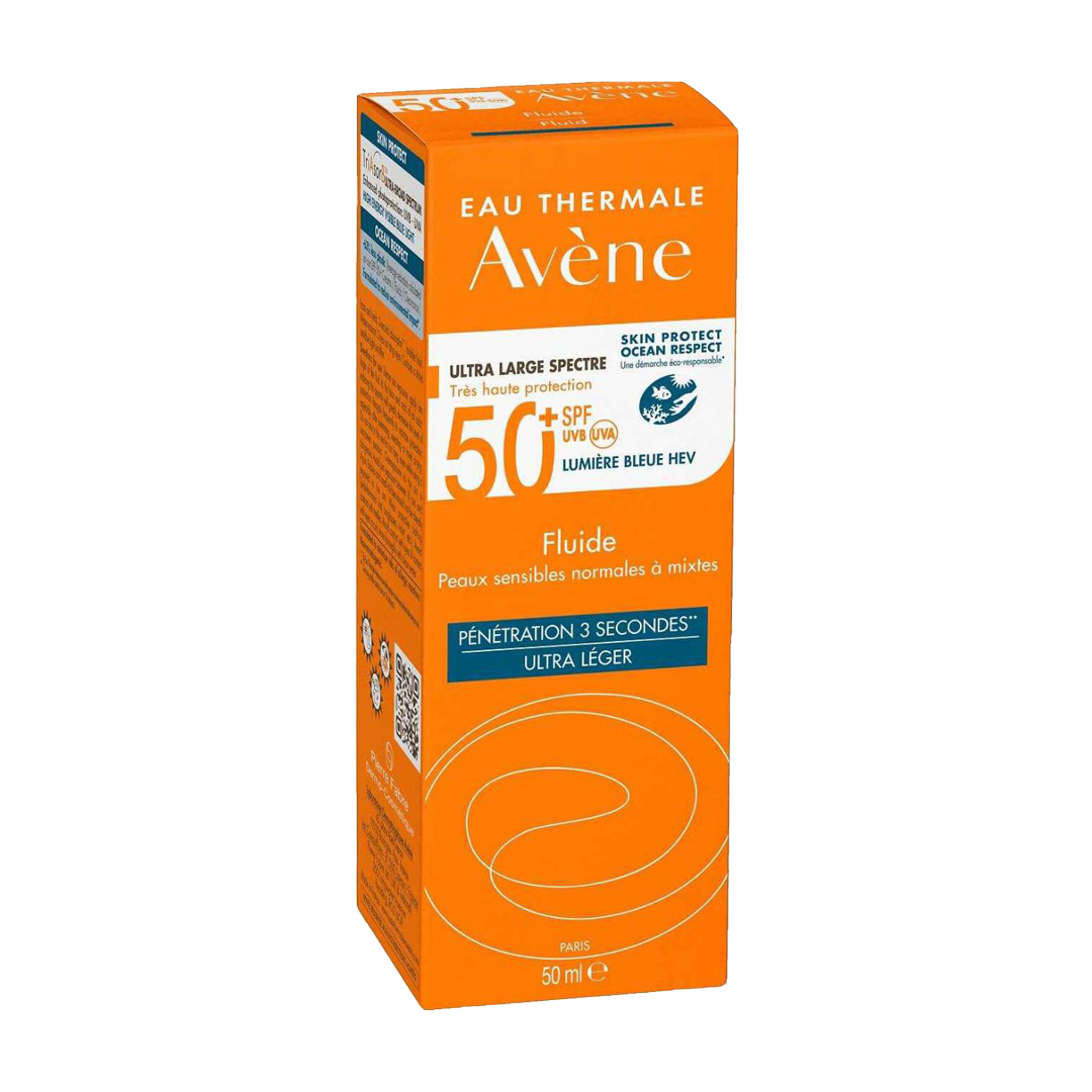  کرم ضد آفتاب فلویید SPF 50+ Fluide اِون Avène 