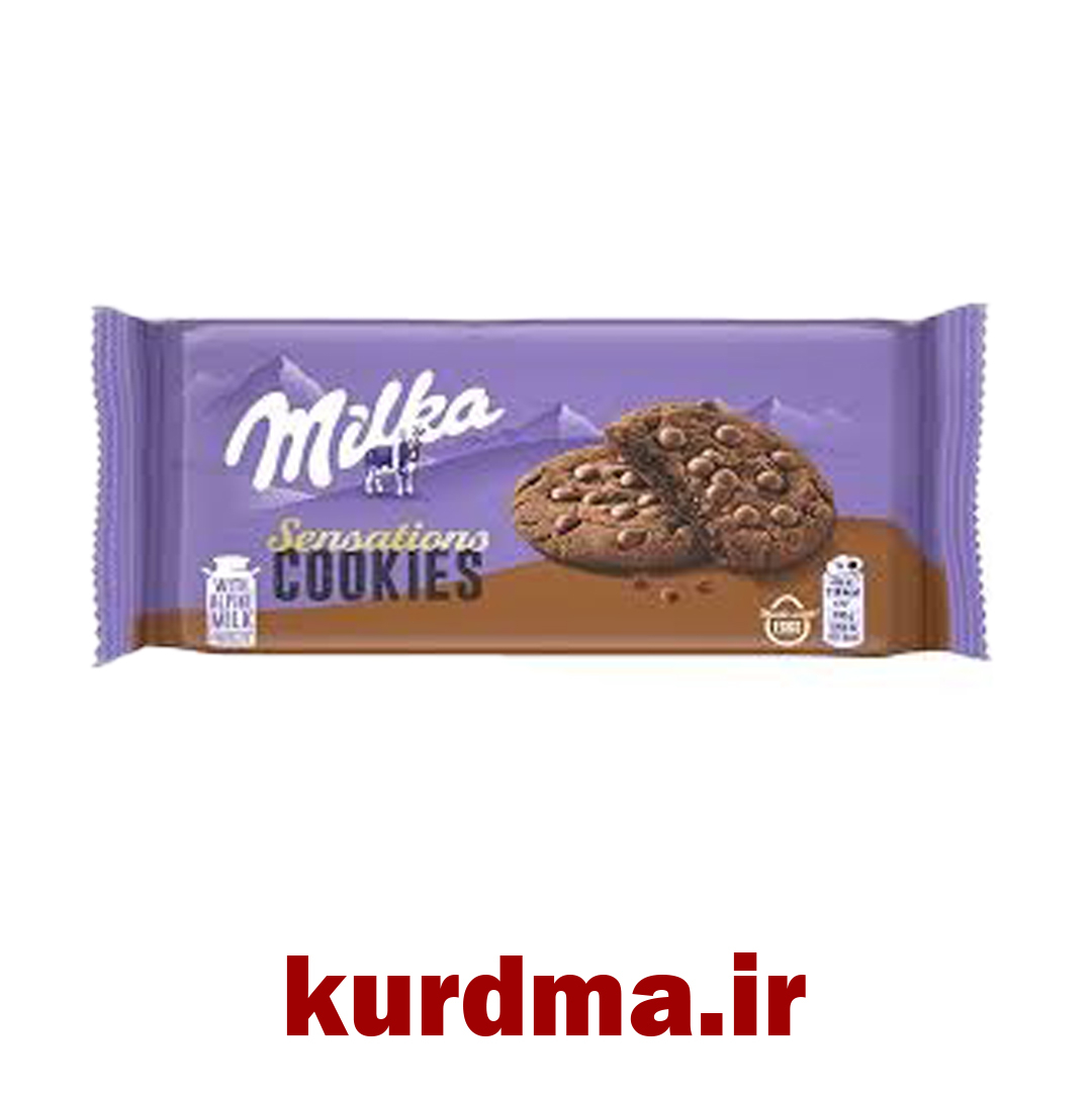  کوکی نرم با چیپس شکلاتی 100 گرمی Milka ( عمده و خرده ) 