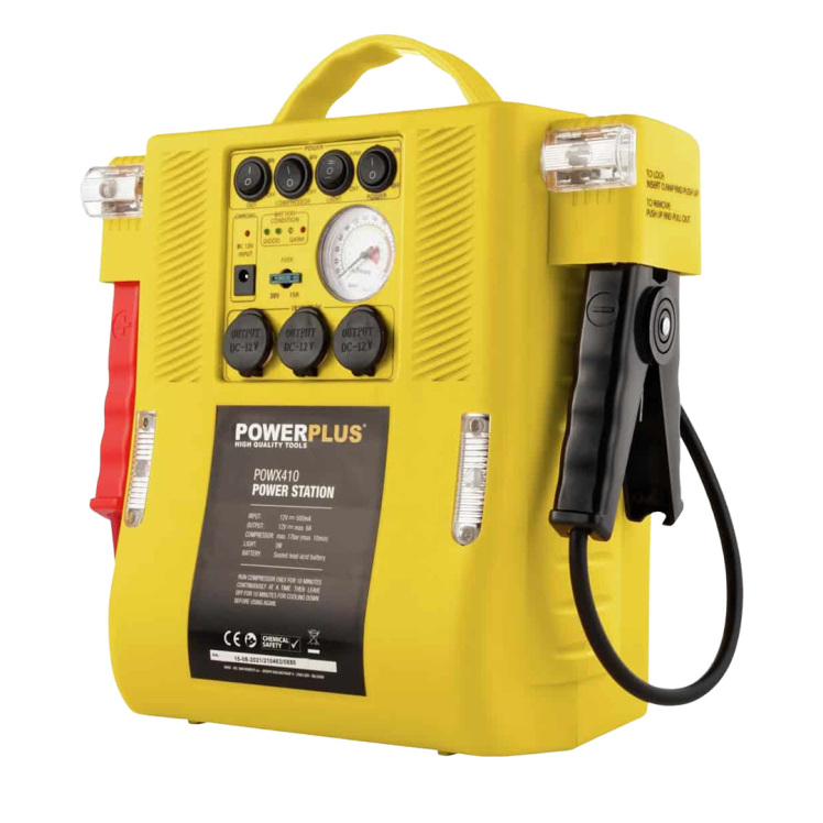 دستگاه پرتابل کمپروسور و واترجت مدلPower Plus POWX410