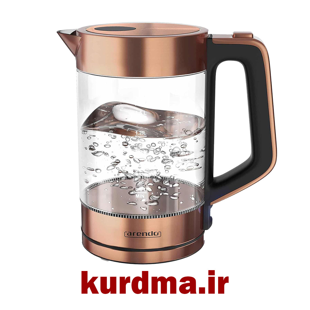  کتری برقی استیل ضد زنگ مسی arendo 303650 