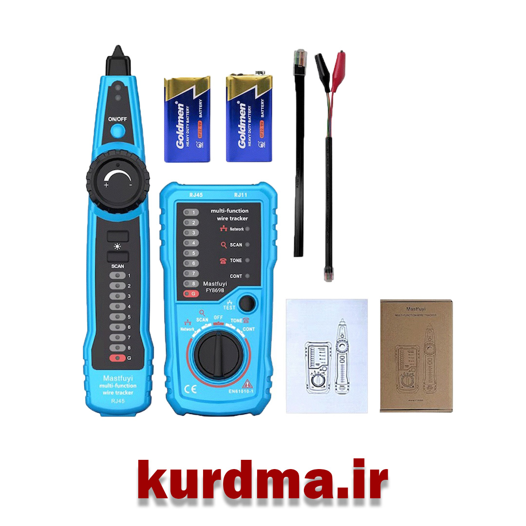  تستر کابل شبکه mastfuyi RJ45 اورجینال 