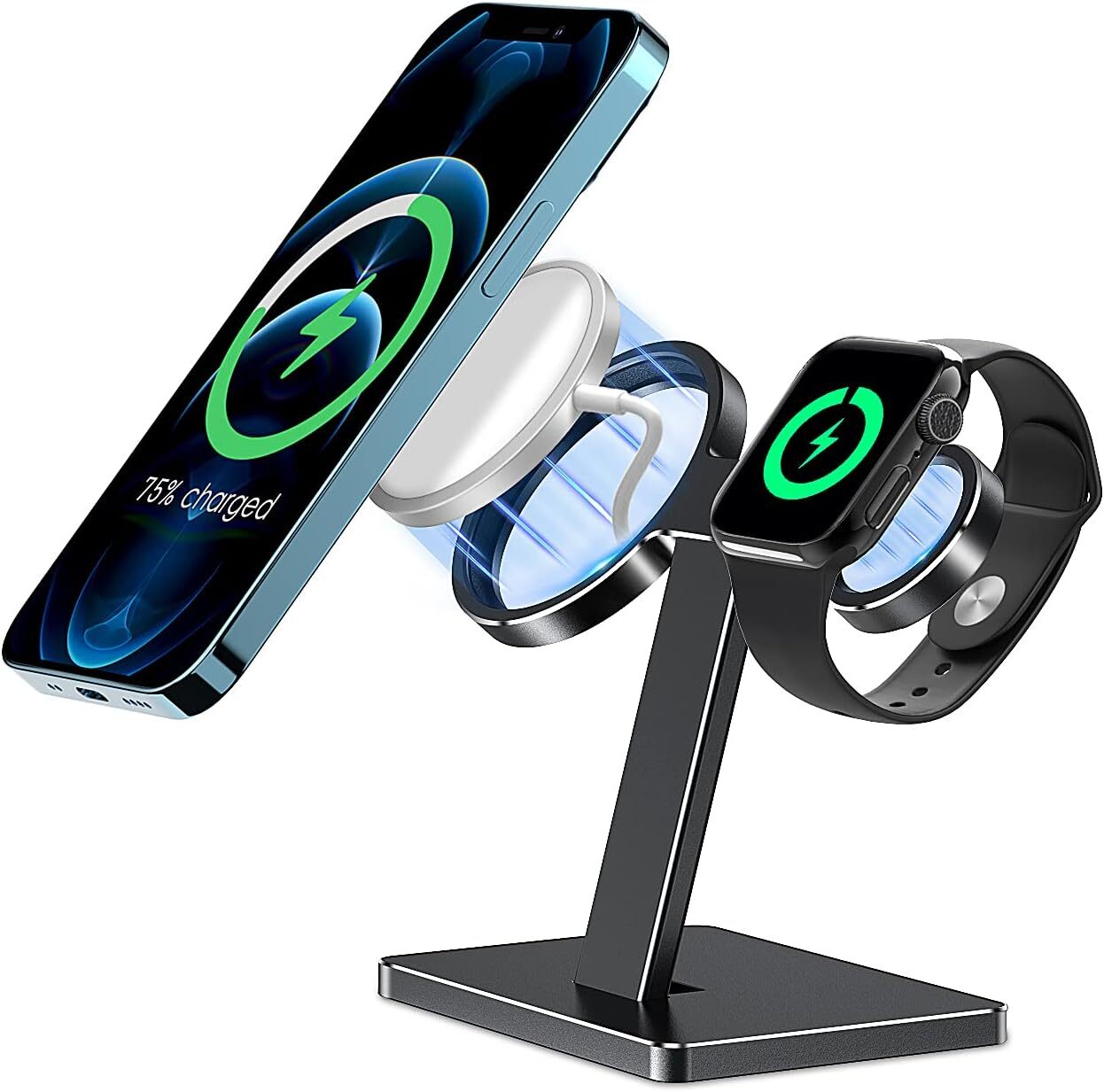  شارژر بی سیم ایستاده مدل EWA MS-02 2 in 1 