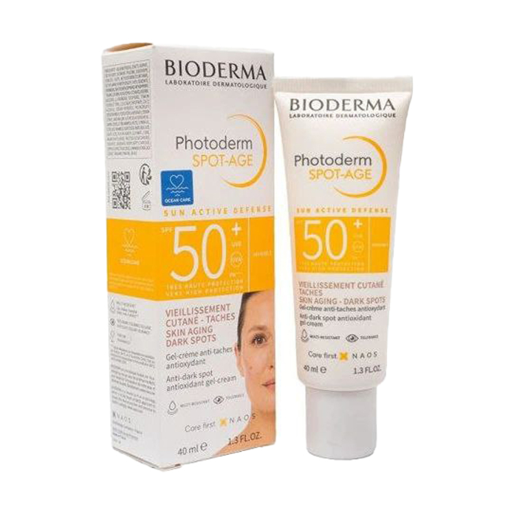 کرم ضد آفتاب و ضدلک بایودرما مدل BIODERMA Spot-Age Anti-Dark Spot Cream SPF50 