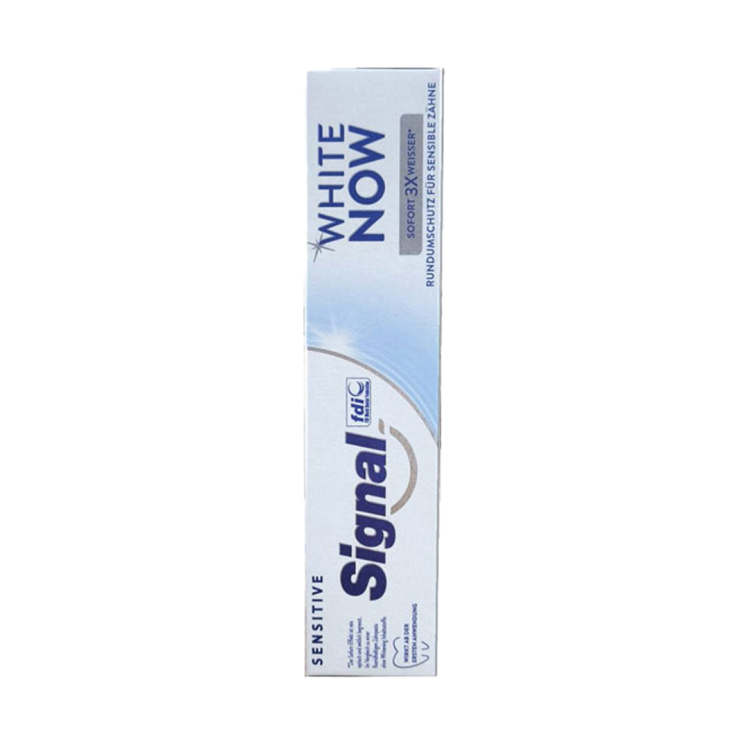 خمیر دندان سفید کننده سیگنال سری White Now مدل Sensitive حجم 75 میل