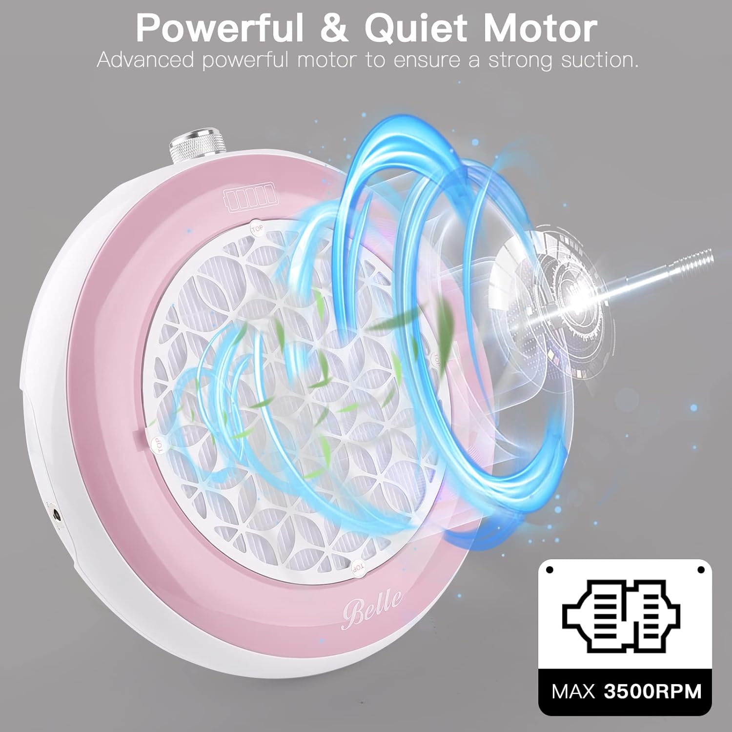  دستگاه جمع‌آوری گرد و غبار ناخن قابل شارژ بل Belle اورجینال 