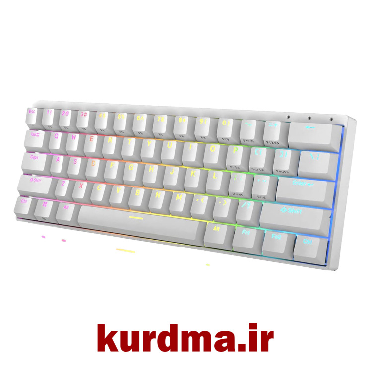 کیبورد مکانیکی گیمینگ DURGOD Venus RGB