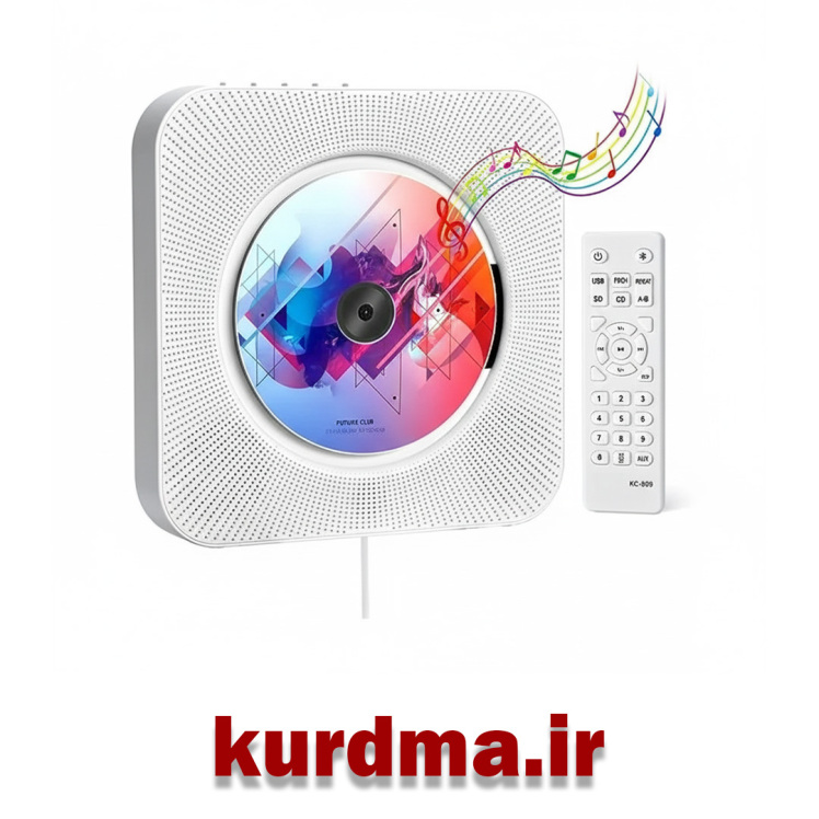 دی وی دی پلیر و اسپیکر بلوتوثی صوتی و تصویری CD PLAYER KC-808